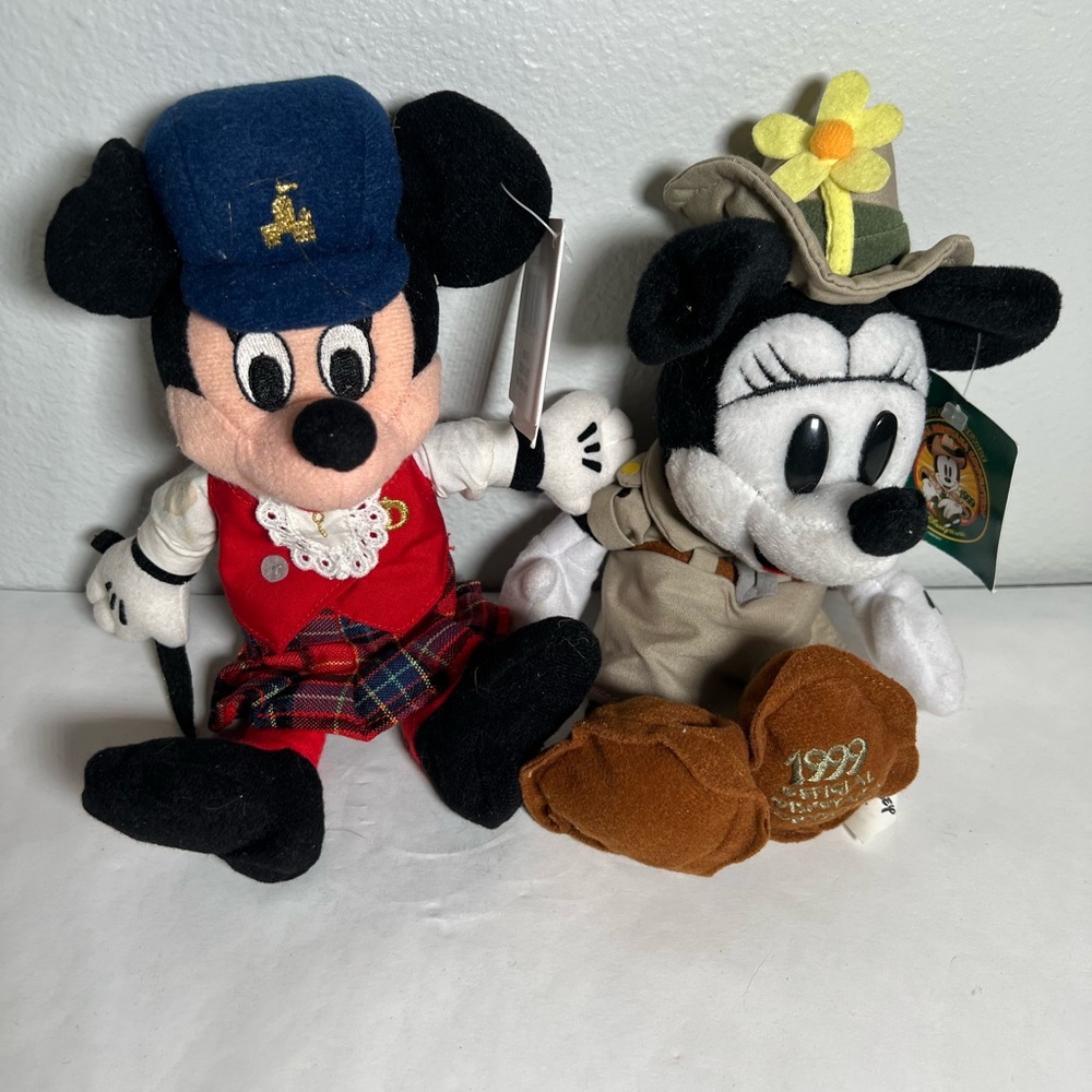 Disney‎ Minnie Mouse Plush Set of 2